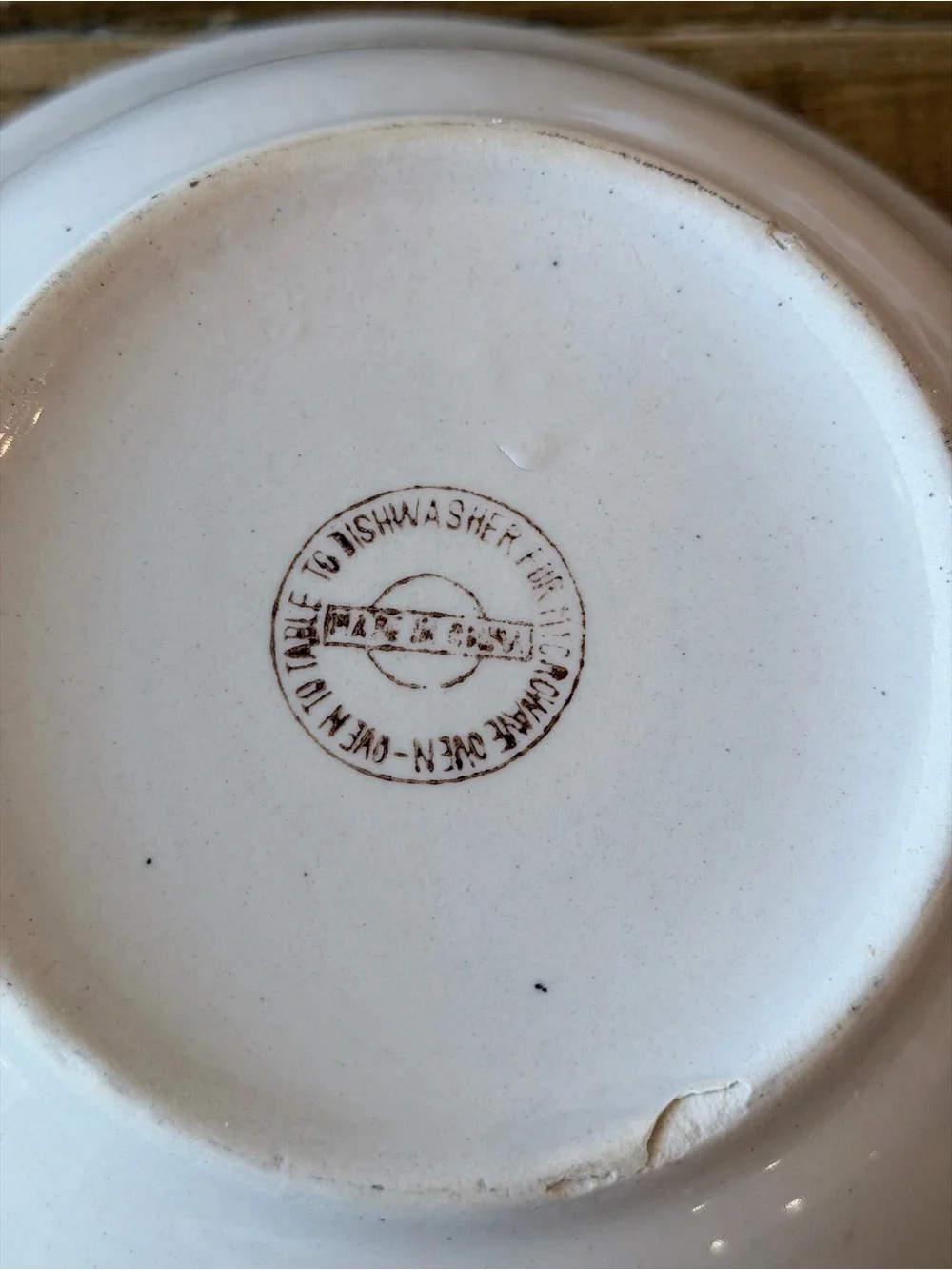 Vintage Prinetti Stoneware Serving Bowl. Autumn Harvest 9